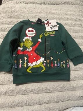 The Grinch Green Graphic Kids Sweatshirt by The Grinch